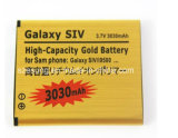 S4 I9500 Battery 3030mAh for Samsung S4 I9500 I9508 I9052 I9505 High Capacity Gold Business Battery