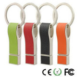 Whistle Leather USB Drive with Keychain Flash Drive