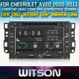 WITSON Car DVD Player for Chevrolet Aveo with Chipset 1080P 8g ROM WiFi 3G Internet DVR Support