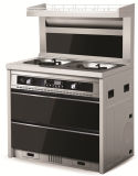Integrated Stove with Two Gas Ranges