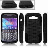 Perforated Combo Mobile Phone Case for Blackberry Bellagio 9790 (TX-Combo0009)