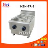 Trade Assurance 2 Burner Glass Gas Stove (CE Catering Equipment Kitchen Equipment) Hzh-Tr-2