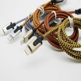 Nylon Fabric Braided USB Cable for iPhone5