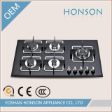 Tempered Glass 5 Burners Built-in Gas Stove Gas Cooker