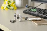 8 Pin Lightning to USB 2.0 Charging Data Sync Cable for iPhone 5 iPhone 5g iPod Touch 5 iPod Nano 7 iPad 4 iPad Mini (White)