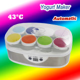 Yogurt Makers with 8 Glass Colorful Cups