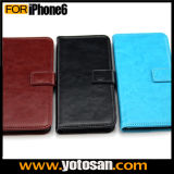 Top Quality Wallet Car Holder PU Leather Case Cover for iPhone 6 Mobile Phone Accessories