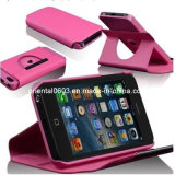 Leather PU Skin Stand Magnetic Smart Cover for iPhone5 5g 5s 5c (OT-202)