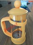 Glass Coffee Press, Colorful Coffee Plunger, Plastic Coffee Maker
