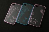 Clear Back Cover for iPhone 6 Electroplate Side Bumper