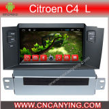 Car DVD Player for Pure Android 4.4 Car DVD Player with A9 CPU Capacitive Touch Screen GPS Bluetooth for Citroen C4 L (AD-7156)