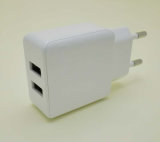 New Arrival 5V 2.1A Double USB Travel Charger for Tablets PC and Mobile Phone