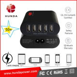 Desktop 50W 5 Ports USB Intelligent Quick Charger for Huawei Mobile Phone