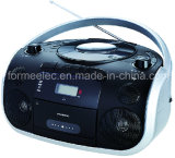 Portable DVD CD MP3 Boombox Player with Cassette Recorder