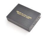 Mini Dp to 2 Port HDMI Converter, Digital Audio Format, Installs in Minutes
