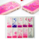 3D Quicksand TPU Mobile Phone Case for Ipone, Samsung, Sony, LG, HTC