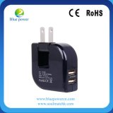 Hot-Selling Dual USB Pocket Charger for Mobile Phone/iPod/iPad