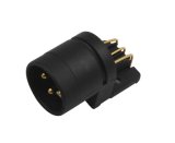 Microphone Connector for Microphone Cable and Mixer