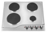 580mm Built-in 4 Burner Electric Hob - Stainless Steel (GHE-S644)