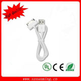 White Color USB Data Cable for iPhone4 4s and iPad