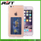High Clear Transparent TPU Cell Phone Cover with Card Solt for iPhone 6 6s Case (RJT-0298)