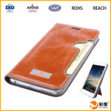 Genuine Leather Phone Case with Mirror Mobile Phone for iPhone