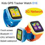 3G Touch Screen GPS Tracker Watch for Smart Kids (D16)