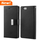 Goospery Rich Diary Flip Card Leather Cover for Mobile Phone Case