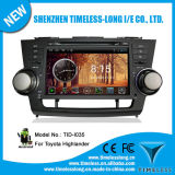 Android System Car Audio for Toyotal Hilander with GPS iPod DVR Digital TV Bt Radio 3G/WiFi (TID-I035)