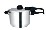Classic Style Long Handle Stainless Steel Pressure Cooker (ASB22-7L) with Two Speed Pressure Limited Valve