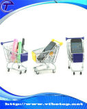 Mini Supermarket Trolley Cart with Mobile Phone Holder Function
