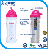 Diercon Personal Water Filter Bottle Convenient and Healthy Water Filter System