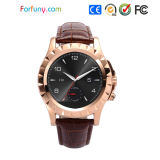 Men's Leather Strap Smart Watch Mobile Phone