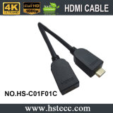 Mini HDMI C Male to C Female Molding HDMI Cable