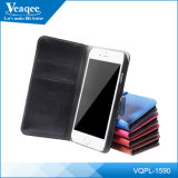 Colorful Mobile Phone Leather Case for iPhone with Wallet