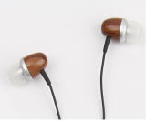High Quality Waterproof Headphone Earbud Wooden Earphone