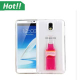 Cocktail Wine Bottle Transparent Case Cover for S5 S6 TPU Clear Back Protective Skin Phone Cases for Samsung S5/S6