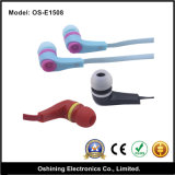 Red Blue Black Bass Sound Fashion Noise Cancelling Earphone (OS-E1508)