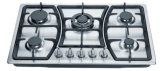 Good Quality Stainless Steel Top 5 Burner Gas Stove for Kitchen Cooktop Built in Gas Stove
