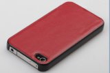 Mobile Phone Leather Skin Case for iPhone 4 