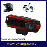 Bt Motorbike Helmet Bluetooth Intercom Headset 800m