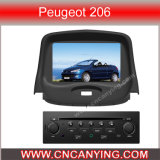 Special Car DVD Player for Peugeot 206 with GPS, Bluetooth. with A8 Chipset Dual Core 1080P V-20 Disc WiFi 3G Internet (CY-C085)