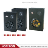 Square Subwoofer Series, Car Horn, Subwoofer Boxes, Home Theater Subwoofer (GY-638)