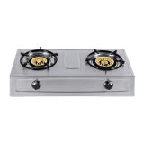 2 Burner High Type Stainless Steel Gas Cooker