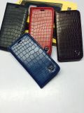Crocodilgrain Leather Flip Wallet Stand Case Cover for iPhone 6s