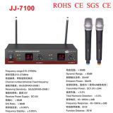 Professional VHF Double Channel Wireless Microphone Jj-7100
