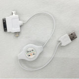 Retractable USB Cable 3 in 1 (HT-C4)