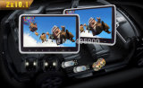 HDMI Input DIY Install 2015 New 10.1 Inch HD Headrest Car DVD Player with 32bit Game/USB/SD/IR/FM Transmitter, 2 IR Headphones