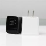 2.1A Dual USB Wall Charger for Tablet/Mobile Phone Charger (travel charger)