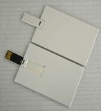 Silver Color Plastic Card USB Flash Drive